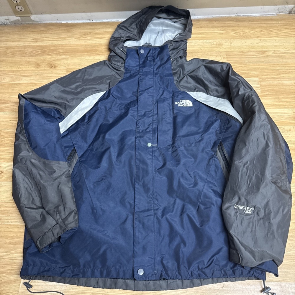 The North Face Summit Series Gore-Tex XCR Jacket Mens 2XL Blue/gray Waterproof